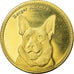 Coin, Somaliland, 5 Shillings, 2019, Chiens - Berger allemand, MS(63), Brass