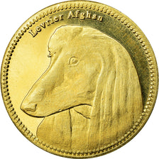 Coin, Somaliland, 5 Shillings, 2019, Chiens - Lévrier afghan, MS(63), Brass