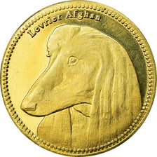 Coin, Somaliland, 5 Shillings, 2019, Chiens - Lévrier afghan, MS(63), Brass