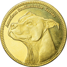 Coin, Somaliland, 5 Shillings, 2019, Chiens - American staffordshire terrier