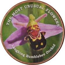 Moneta, Somaliland, Shilling, 2019, Fleurs - Bumble bee Orchidée, MS(63), Stal