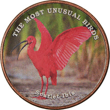 Coin, Somaliland, Shilling, 2019, Oiseaux - Scarlet Ibis, MS(63), Stainless