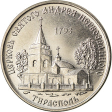 Moneta, Transnistria, Rouble, 2018, Eglise Saint André 1er, SPL, Rame-nichel