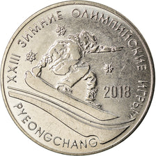 Coin, Transnistria, Rouble, 2017, Jeux d'hiver, MS(63), Copper-nickel