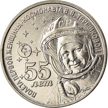 Coin, Transnistria, Rouble, 2018, Valentina Tereshkova, MS(63), Copper-nickel