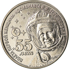 Moneta, Transnistria, Rouble, 2018, Valentina Tereshkova, MS(63), Miedź-Nikiel