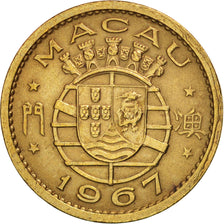 Macao, 5 Avos, 1967, AU(50-53), Nickel-brass, KM:1a