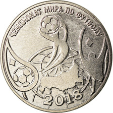 Moneta, Transnistria, Rouble, 2017, FIFA, SPL, Rame-nichel