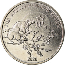 Moneda, Transnistria, Rouble, 2019, Année du Rat, SC, Cobre - níquel