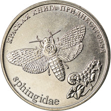Moneta, Transnistria, Rouble, 2018, Papillon, SPL, Rame-nichel