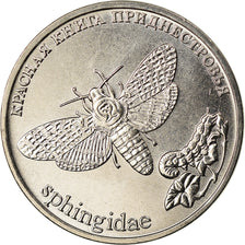 Coin, Transnistria, Rouble, 2018, Papillon, MS(63), Copper-nickel