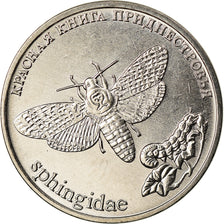 Moneta, Transnistria, Rouble, 2018, Papillon, MS(63), Miedź-Nikiel