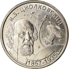 Coin, Transnistria, Rouble, 2017, Konstantin Tsiolkovsky, MS(63), Copper-nickel