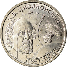 Coin, Transnistria, Rouble, 2017, Konstantin Tsiolkovsky, MS(63), Copper-nickel