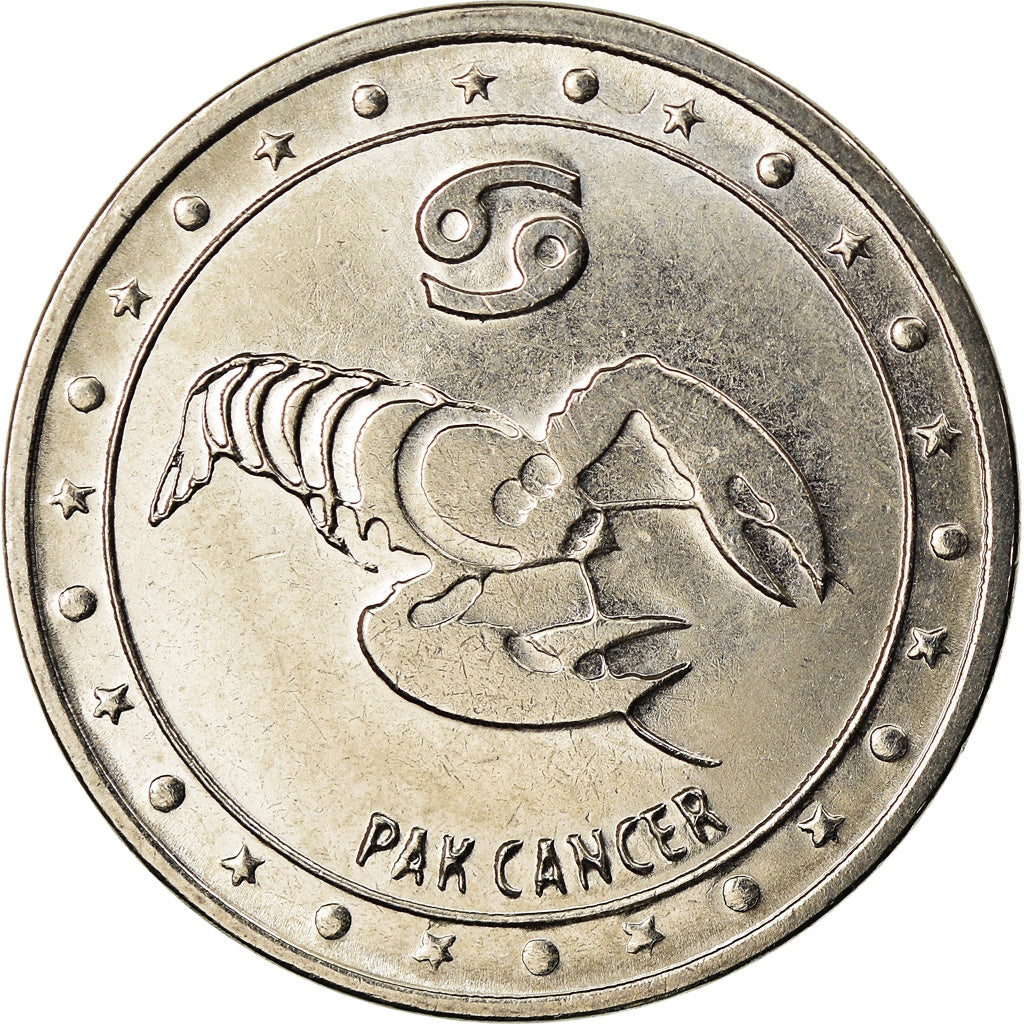 Coin, Transnistria, Rouble, 2016, Zodiaque - Cancer, MS(63), Copper-nickel