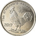 Coin, Transnistria, Rouble, 2017, Année du Coq, MS(63), Copper-nickel