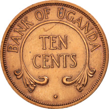 Uganda, 10 Cents, 1970, EF(40-45), Bronze, KM:2