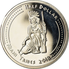 Monnaie, États-Unis, 1/2 Dollar, 2018, U.S. Mint, Miami Tribes, SPL