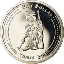 Coin, United States, 1/2 Dollar, 2018, U.S. Mint, Miami Tribes, MS(63)