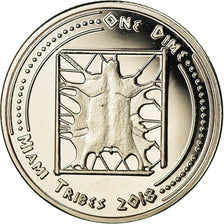 Coin, United States, Dime, 2018, U.S. Mint, Miami Tribes, MS(63), Copper-nickel