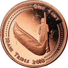Coin, United States, Cent, 2018, U.S. Mint, Miami Tribes, MS(63), Copper