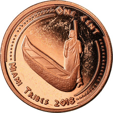 Coin, United States, Cent, 2018, U.S. Mint, Miami Tribes, MS(63), Copper