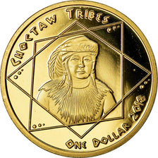 Monnaie, États-Unis, Dollar, 2018, U.S. Mint, Tribu Chocktaw, SPL, Laiton