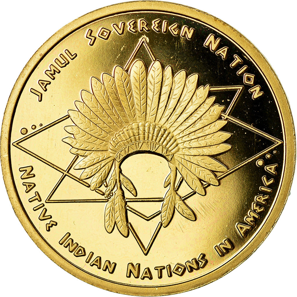 Monnaie, États-Unis, Dollar, 2018, U.S. Mint, Tribu Chocktaw, SPL, Laiton