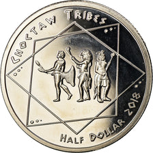 Münze, Vereinigte Staaten, 1/2 Dollar, 2018, U.S. Mint, Tribu Chocktaw, UNZ