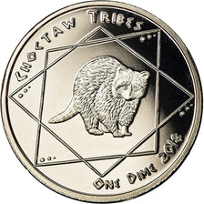 Moneta, USA, Dime, 2018, U.S. Mint, Tribu Chocktaw, MS(63), Miedź-Nikiel