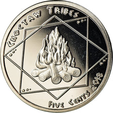 Moneta, USA, 5 Cents, 2018, U.S. Mint, Tribu Chocktaw, MS(63), Miedź-Nikiel