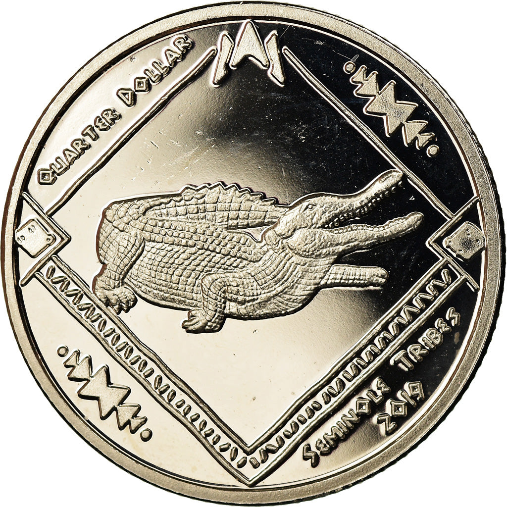Coin, United States, Quarter, 2019, U.S. Mint, Tribu Séminole, MS(63)