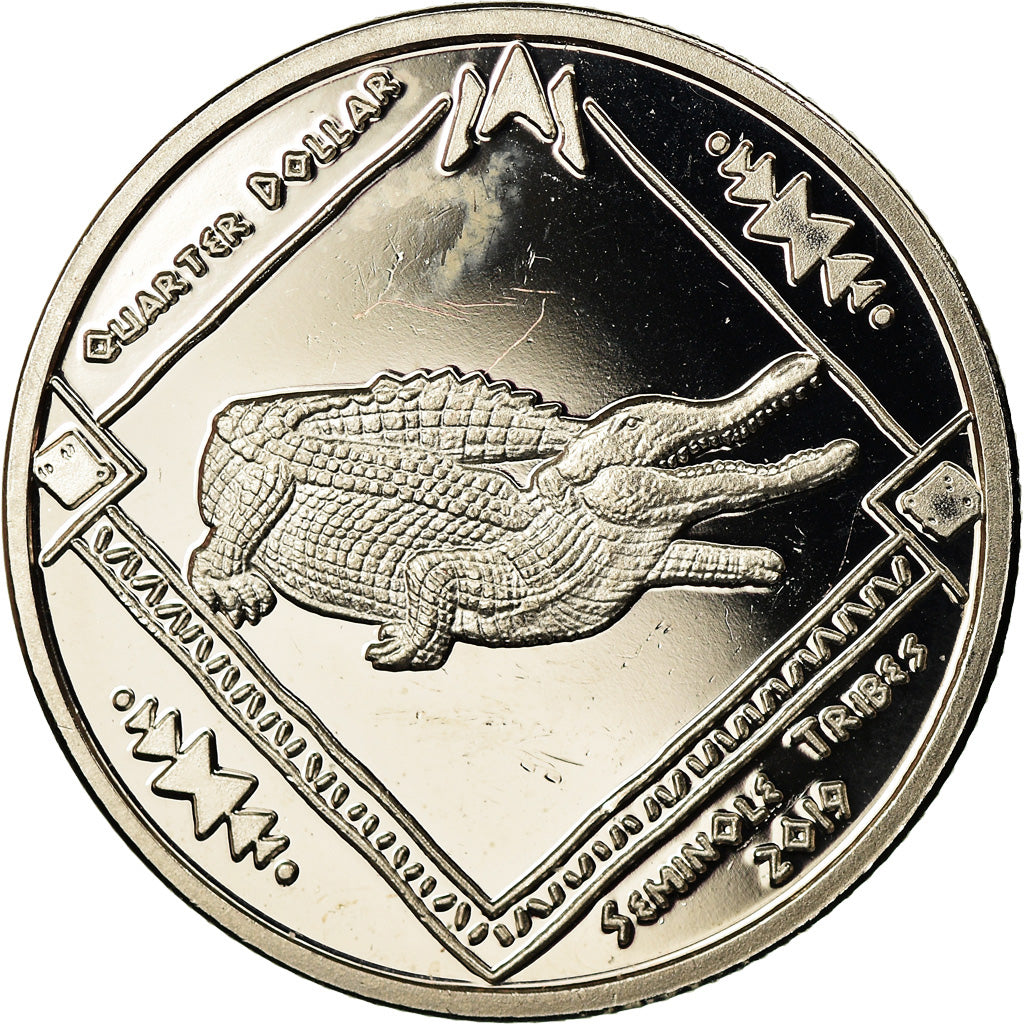 Coin, United States, Quarter, 2019, U.S. Mint, Tribu Séminole, MS(63)