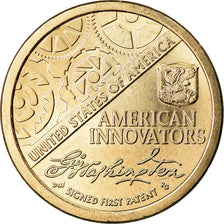 Moneta, USA, Dollar, 2018, Philadelphia, American Innovation, MS(63), Brass