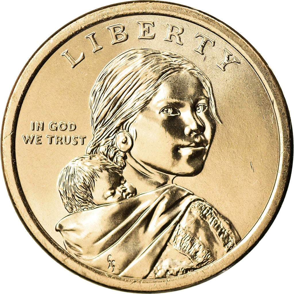 Monnaie, États-Unis, Dollar, 2020, Denver, Native American Dollar - Elizabeth