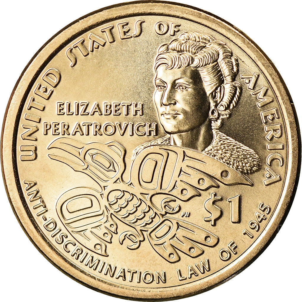 Coin, United States, Dollar, 2020, Denver, Native American Dollar - Elizabeth
