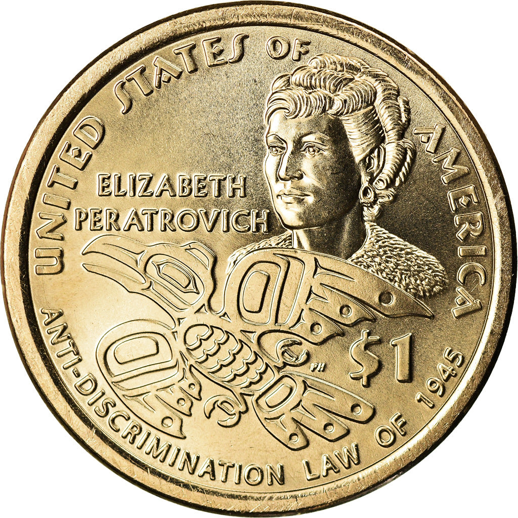 Coin, United States, Dollar, 2020, Denver, Native American Dollar - Elizabeth
