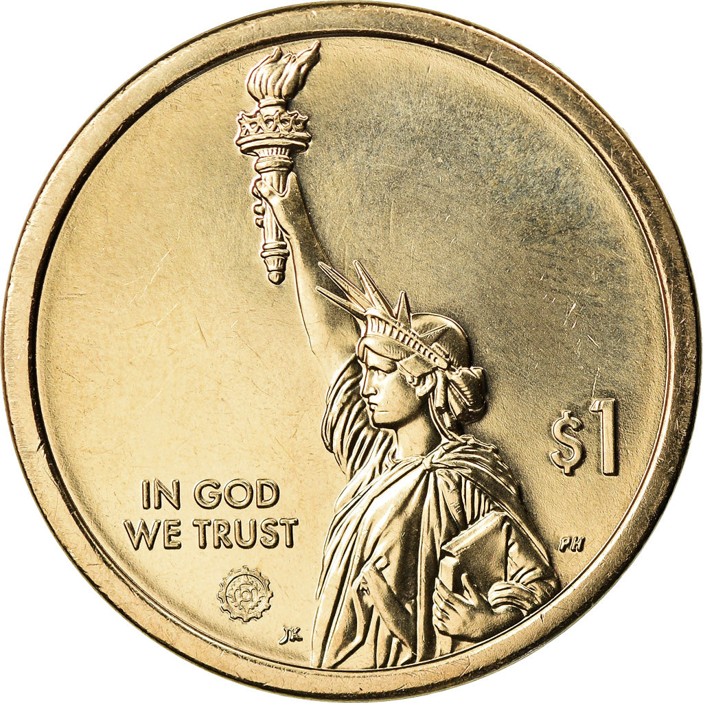 Moneta, Stati Uniti, Dollar, 2019, Denver, American Innovation - New Jersey
