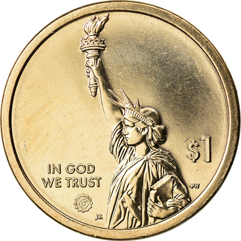 Coin, United States, Dollar, 2019, Denver, American Innovation - New Jersey