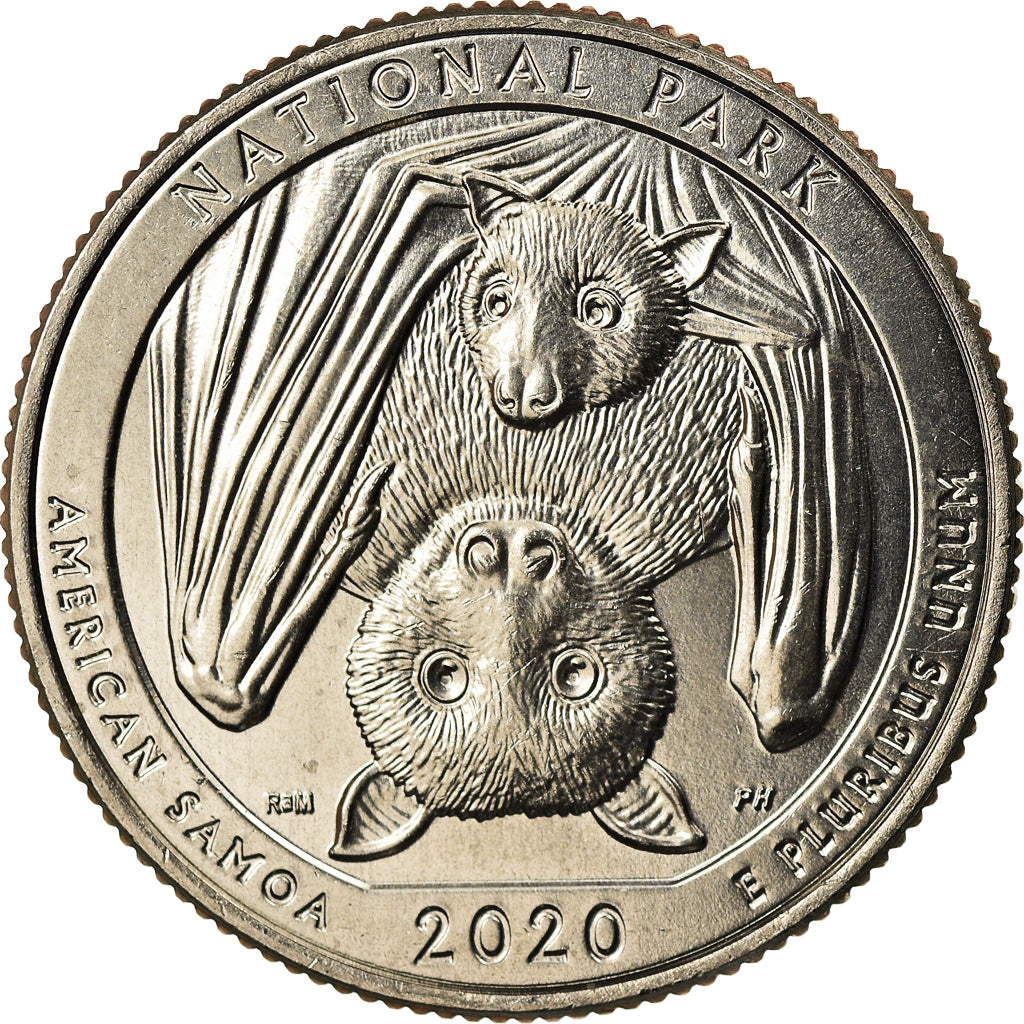 Monnaie, États-Unis, Quarter, 2020, San Francisco, American Samoa National