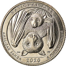Moneta, USA, Quarter, 2020, San Francisco, American Samoa National Park, MS(63)