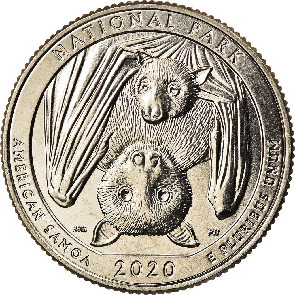 Monnaie, États-Unis, Quarter, 2020, San Francisco, American Samoa National
