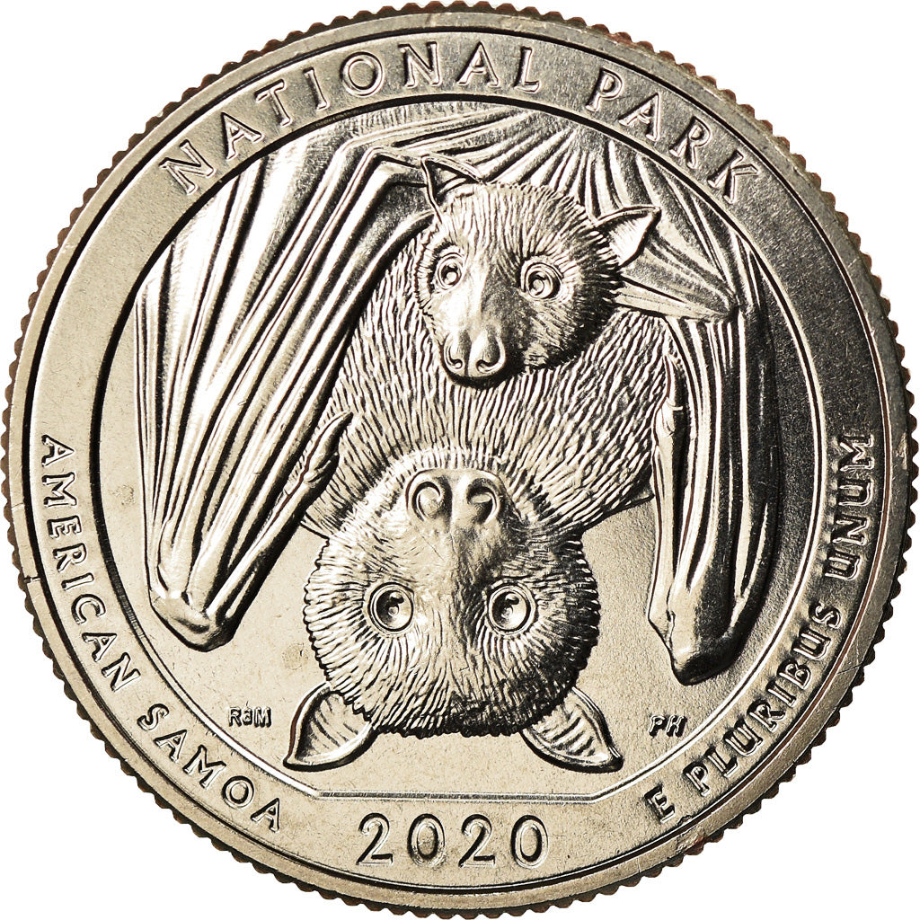 Monnaie, États-Unis, Quarter, 2020, San Francisco, American Samoa National