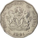 Munten, Nigeria, Elizabeth II, 50 Kobo, 1991, ZF+, Nickel plated steel, KM:13.1