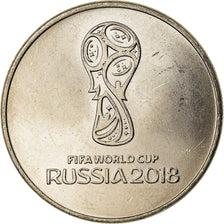 Moneta, Russia, 25 Roubles, 2018, Saint-Petersburg, Coupe du monde de football