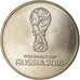 Munten, Rusland, 25 Roubles, 2018, Saint-Petersburg, Coupe du monde de football