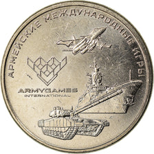 Moeda, Rússia, 25 Roubles, 2018, Saint-Petersburg, Jeux mondiaux militaires