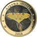 Coin, Indonesia, 500 Rupiah, 2018, Papillons - Argema mittrei, MS(63), Brass