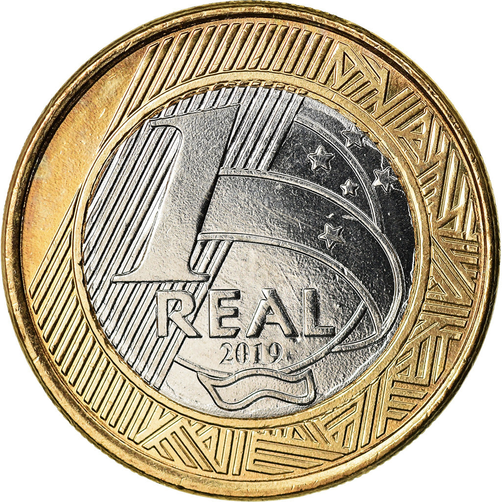 Coin, Brazil, Real, 2019, 25ème anniversaire du Réal, MS(63), Bi-Metallic