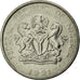 Monnaie, Nigéria, Elizabeth II, Naira, 1991, TTB+, Nickel plated steel, KM:14